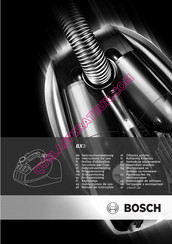 Bosch BX3 Notice D'utilisation