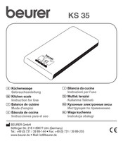Beurer KS 35 Mode D'emploi