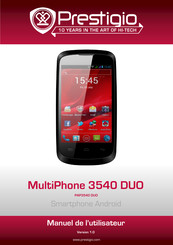 Prestigio MultiPhone 3540 DUO Manuel De L'utilisateur