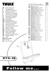 Thule 973-16 Instructions De Montage