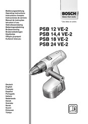 Bosch PSB 12 VE-2 Instructions D'emploi