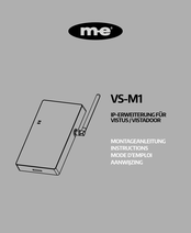 M-E VS-M1 Mode D'emploi