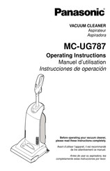 Panasonic MC-UG787 Manuel D'utilisation