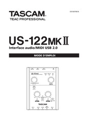 Tascam US-122MKII Mode D'emploi