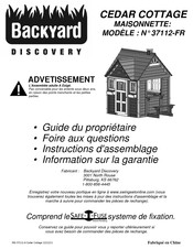 Backyard Discovery CEDAR COTTAGE 37112-FR Guide Du Propriétaire