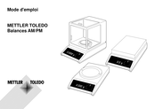 Mettler Toledo AM Mode D'emploi