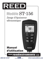 REED ST-156 Manuel D'utilisation