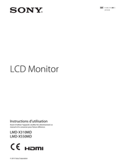 Sony LMD-X550MD Instructions D'utilisation