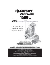 Husky POWERWASHER HD1500 Manuel De L'opérateur