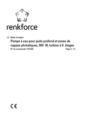 Renkforce 1761858 Mode D'emploi