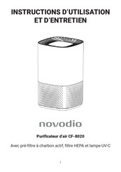 novodio CF-8020 Instructions D'utilisation Et D'entretien