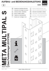 META Multipal S Instructions De Montage Et De Service