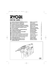 Ryobi CRH-180 / 240RE Manuel D'utilisation