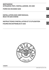 F.Bertazzoni F605HERGKNE Instructions D'installation Et D'utilisation