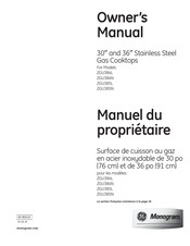 GE Monogram ZGU385N Manuel Du Propriétaire