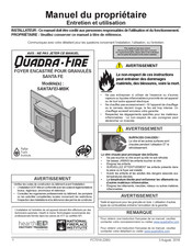 Quadra-Fire SANTAFEI-MBK Manuel Du Propriétaire, Entretien Et Utilisation