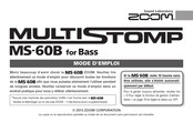 Boss Zoom MULTISTOMP MS-60B Mode D'emploi