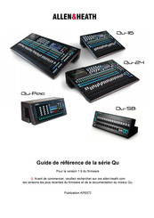 ALLEN & HEATH QU-24 Guide De Référence