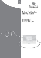 Saunier Duval Exacontrol E7 C Notice D'utilisation Et D'installation