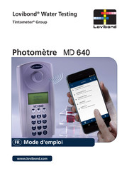 Tintometer Lovibond MD 640 Mode D'emploi