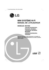 LG MCD502-A0U Manuel De L'utilisateur