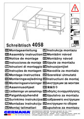 GERMANIA WERK 4058 Notice De Montage