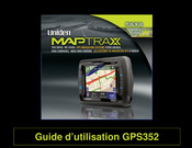 Uniden MAPTRAX GPS352 Guide D'utilisation