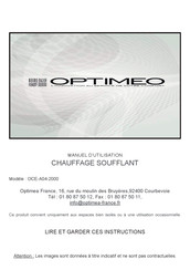 OPTIMEO OCE-A04-2000 Manuel D'utilisation