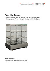 BEER Hot Tower Largeur GN 3/1 Mode D'emploi