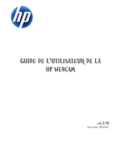 HP Webcam Deluxe Guide De L'utilisateur