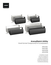 Bose Professional ArenaMatch AMU108 Guide D'installation