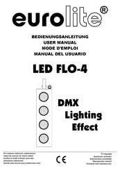 EuroLite LED FLO-4 Mode D'emploi