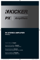 Kicker PX100.2 Manuel D'utilisation