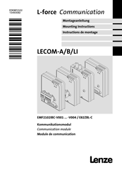 Lenze 2102-V001 Instructions De Montage