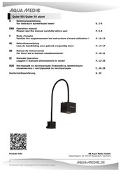 Aqua Medic Qube 50 plant Mode D'emploi