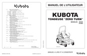 Kubota ZERO TURN Z724X Manuel De L'utilisateur