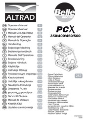 Belle Altrad PCX 400 Manuel De L'opérateur
