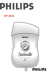 Philips Satinelle Vitesse HP 2845 Mode D'emploi