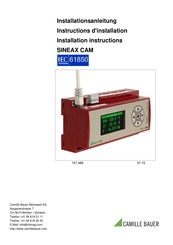 Camille Bauer SINEAX CAM IEC 61850 Instructions D'installation