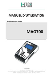 I-Tech MAG700 Manuel D'utilisation