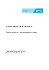 DMT IWOX 4 Manuel Technique