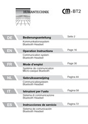 HumanTechnik CM-BT2 Mode D'emploi