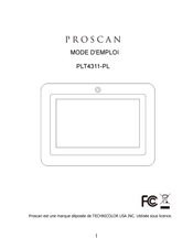 ProScan PLT4311-PL Mode D'emploi