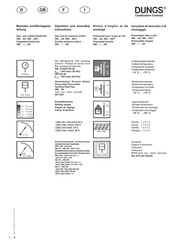 Dungs GWA6 Serie Notice D'emploi Et De Montage