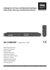 IMG STAGELINE SD-112RDS/BT Mode D'emploi