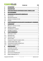 Powerplus Garden POW6129 Mode D'emploi