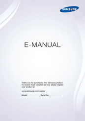 Samsung UE50JU6870 E-Manual