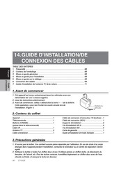 Clarion DTX502E Guide D'installation