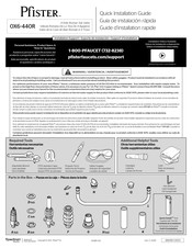 Pfister 0X6-440R Guide D'installation Rapide