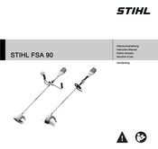 Stihl FSA 90 Notice D'emploi